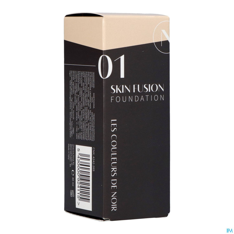 Couleurs de noir skin fus. fdt 01 k.beige 30ml