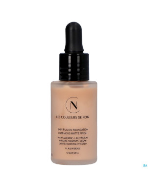 Couleurs de noir skin fus. fdt 01 k.beige 30ml