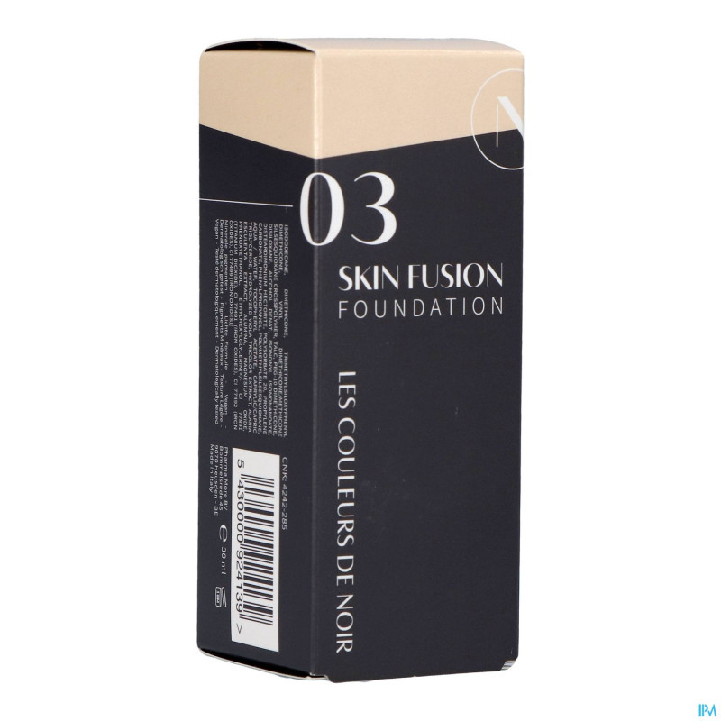 Couleurs de noir skin fus.fdt 03 cafe lat.30ml