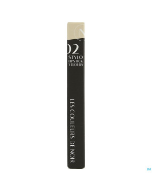 Couleurs de noir stylo lipstick velour 02 1,4g