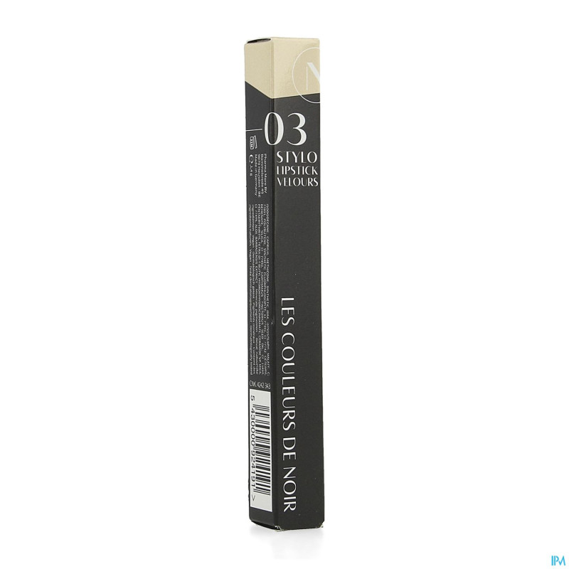 Couleurs de noir stylo lipstick velour 03 1,4g