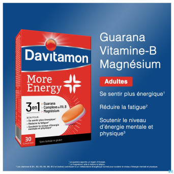 Davitamon more energy 3-in-1 comp30