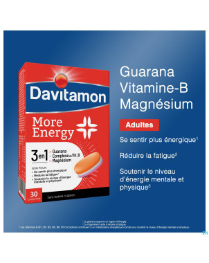 Davitamon more energy 3-in-1 comp30