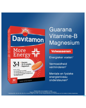 Davitamon more energy 3-in-1 comp30
