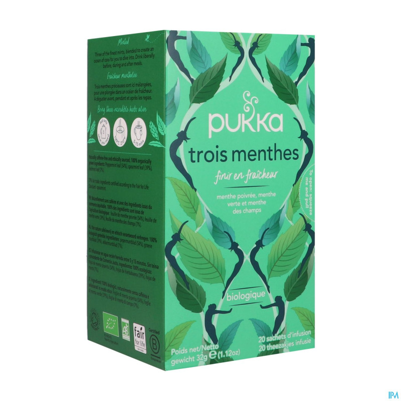 Pukka herbs three mint sach 20