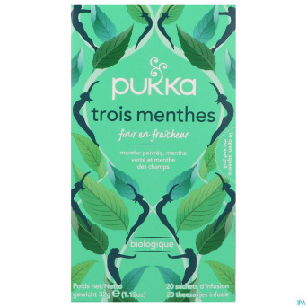 Pukka herbs three mint sach 20
