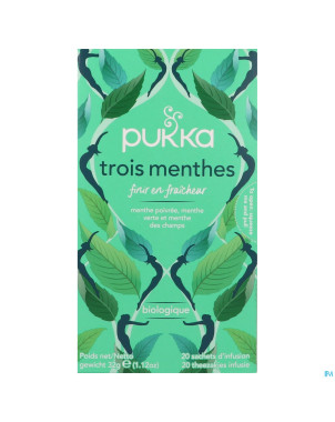 Pukka herbs three mint sach 20