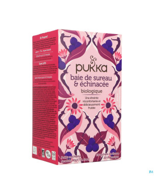 Pukka herbs elderberry & echinacea sach 20