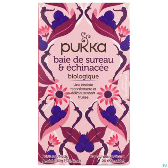 Pukka herbs elderberry & echinacea sach 20