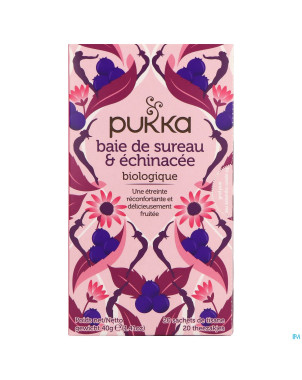 Pukka herbs elderberry & echinacea sach 20