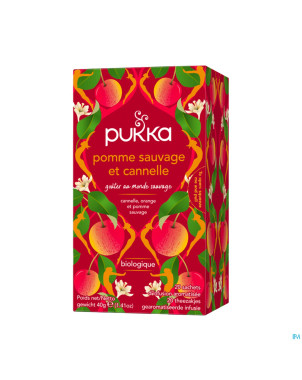 Pukka herbs wild apple cinnamon sach 20