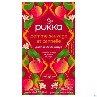 Pukka herbs wild apple cinnamon sach 20