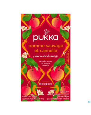 Pukka herbs wild apple cinnamon sach 20