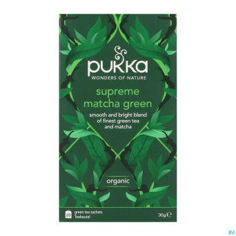 Pukka bio supreme matcha green sach 20