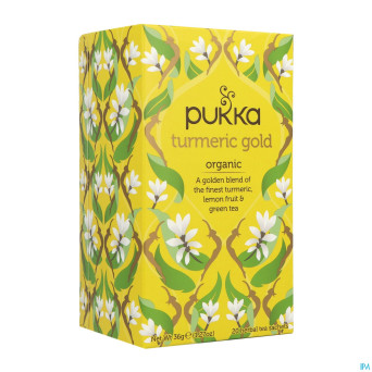 Pukka bio turmeric gold sach 20