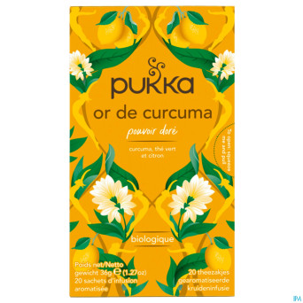 Pukka bio turmeric gold sach 20