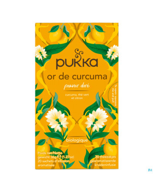 Pukka bio turmeric gold sach 20