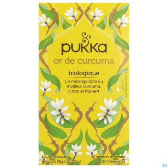 Pukka bio turmeric gold sach 20
