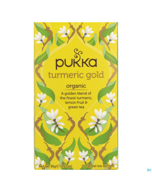 Pukka bio turmeric gold sach 20