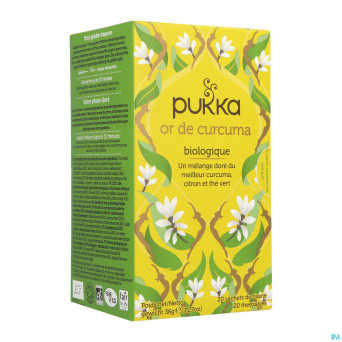 Pukka bio turmeric gold sach 20