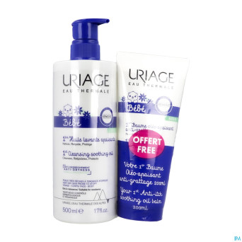 Uriage 1ere hle lav 500ml +1er baume 200ml   promo