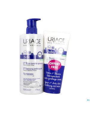 Uriage 1ere hle lav 500ml +1er baume 200ml   promo