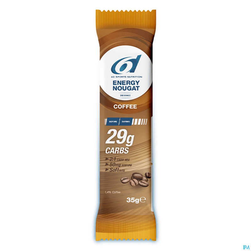 6d energy nougat coffee    35g