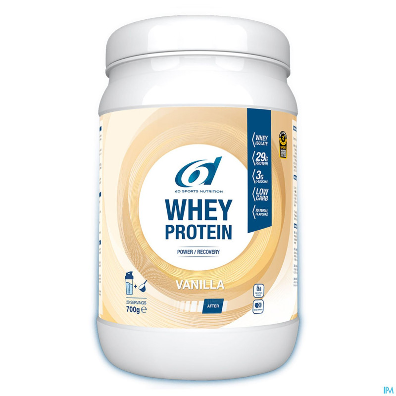 6d whey protein vanilla    700g