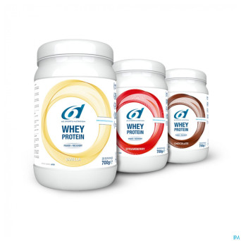 6d whey protein strawberry    700g