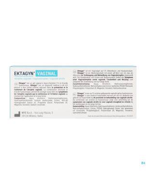 Ektagyn tube 30ml + 7 canules
