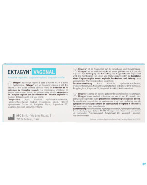 Ektagyn tube 30ml + 7 canules