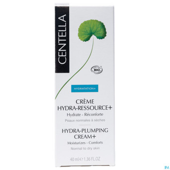 Centella hydra+ creme hydra ressource bio    40ml