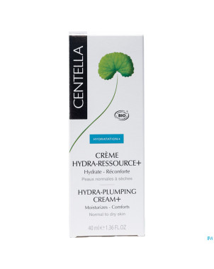 Centella hydra+ creme hydra ressource bio    40ml