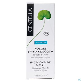 Centella hydra+ masque hydra cocoon bio    40ml