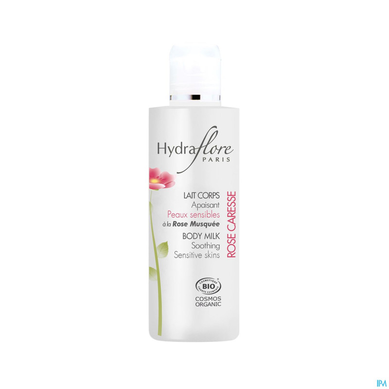 Hydraflore lait corps apais. bio rose cares. 200ml