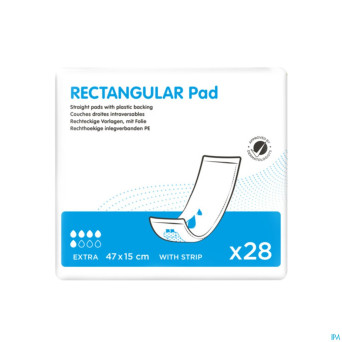 Rectangular pad 47x15 pe+s    28