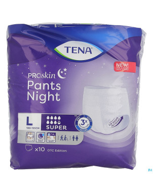 Tena proskin pants night super large    10