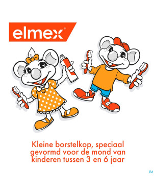 Elmex brosse a dents enfant souple 3-6ans duopack