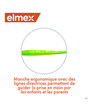 Elmex brosse a dents enfant souple 3-6ans duopack
