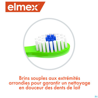 Elmex brosse a dents enfant souple 3-6ans duopack