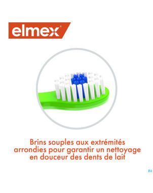 Elmex brosse a dents enfant souple 3-6ans duopack