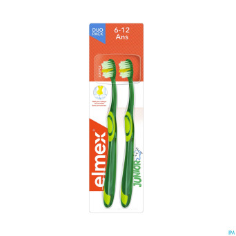 Elmex brosse a dents junior souple 6-12ans duopack