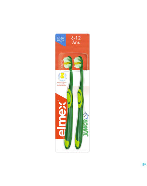 Elmex brosse a dents junior souple 6-12ans duopack