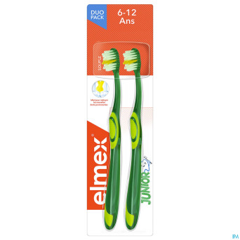 Elmex brosse a dents junior souple 6-12ans duopack