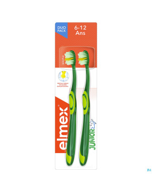 Elmex brosse a dents junior souple 6-12ans duopack