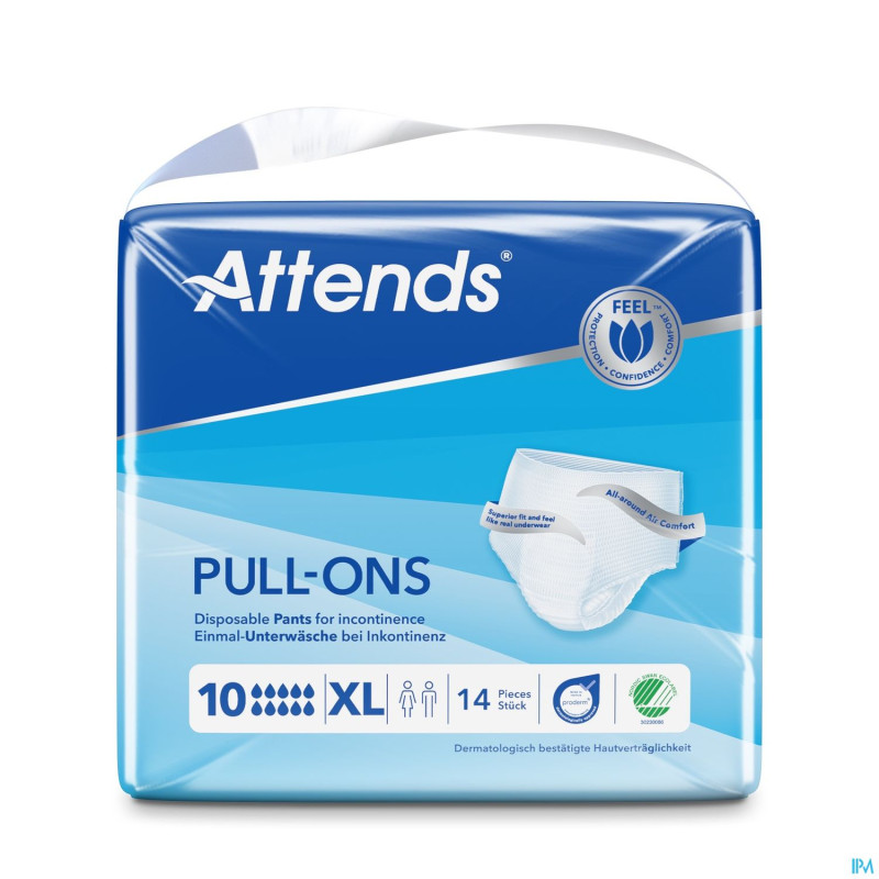 Attends pull-on 10xl