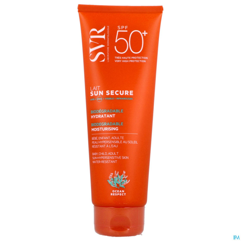 Svr sun secure lait spf50+ tube 250ml