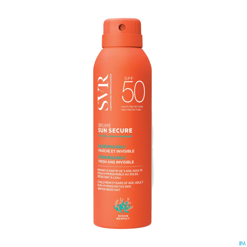 Svr sun secure brume spf50+ 200ml