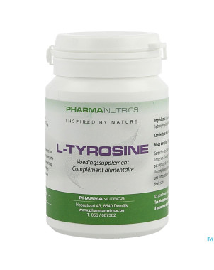 L tyrosine 500 v-caps 60    pharmanutrics