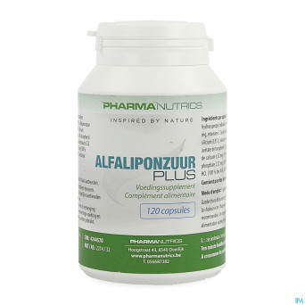 Alfaliponzuur plus v-caps 120    pharmanutrics